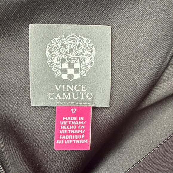 Elegant Vince Camuto Strapless Off-Shoulder Black Dress. Size 12 - Picture 3 of 5